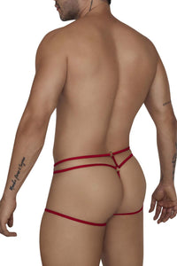 Candyman 99671 Lace Jock tangas color rojo