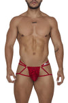 Candyman 99671 Lace Jock tangas color rojo