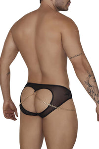 Candyman 99672 Chain Jock Briefs color negro