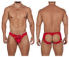 Candyman 99672 Chain Jock Briefs Color Red