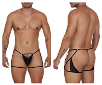 Candyman 99678 Garter tangas color negro