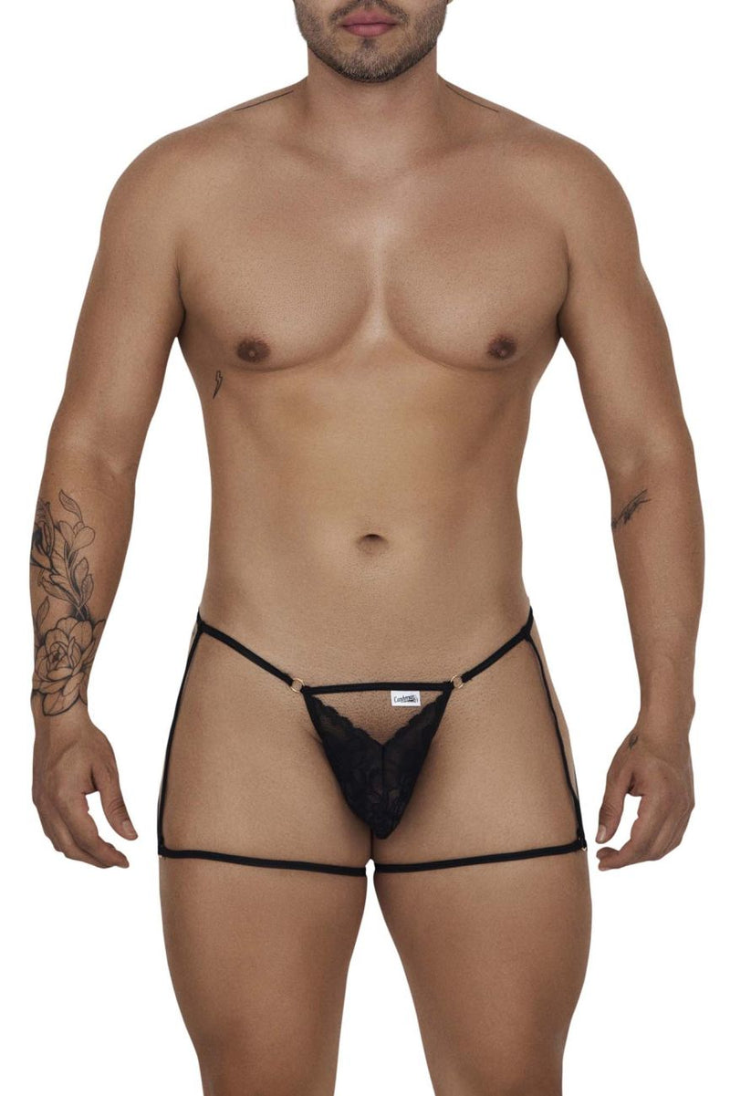 Candyman 99678 Garter Thongs Color noir