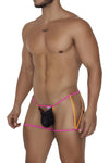 CandyMan 99678 Garter Thongs اللون النيون الأسود