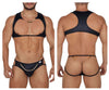 مجموعة CandyMan 99682 Harness Jock مكونة من قطعتين باللون الأسود