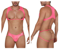 Candyman 99682 harnais jock en deux pièces couleurs rose