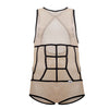 Candyman 99683X Tul Bodysuit Color beige