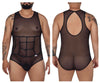 Candyman 99683X Tul Bodysuit Color Negro