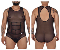 Candyman 99683X Tul Bodysuit Color Negro