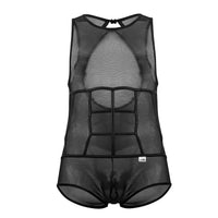 Candyman 99683 Tul Bodysuit Color Negro