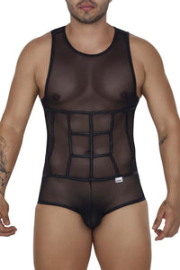 Candyman 99683 Couleur de body en tulle noir