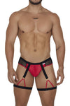 Candyman 99684 Garter Briefs Couleurs noir-rouge