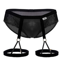 CandyMan 99684 Garter Briefs Color Black