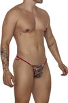 Candyman 99685 Lace Thongs Color Red-Impreinte