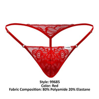 Candyman 99685 en dentelle Color Rouge