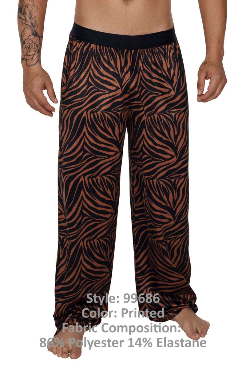 CandyMan 99686 Lounge Pajama Pants Color Printed