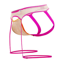 Candyman 99687 Garter Jock Set de dos piezas Color beige-neon