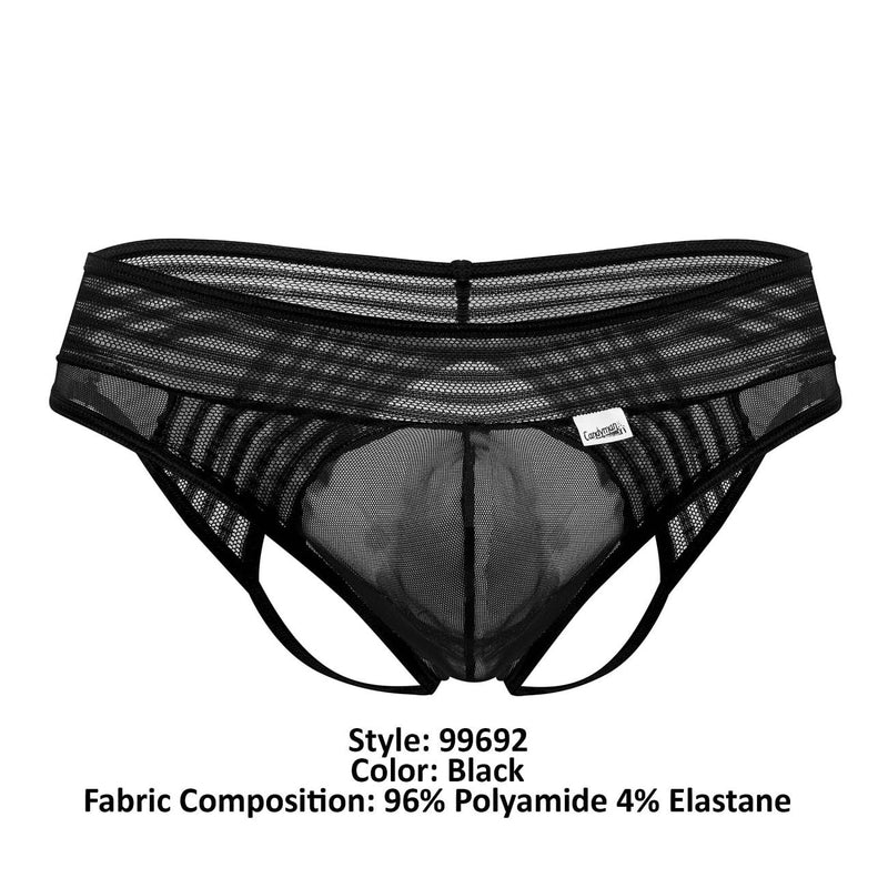 Candyman 99692 Jock Briefs color negro