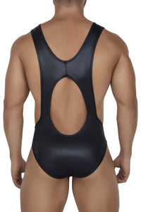 CandyMan 99693 Wrestling Bodysuit Color Black