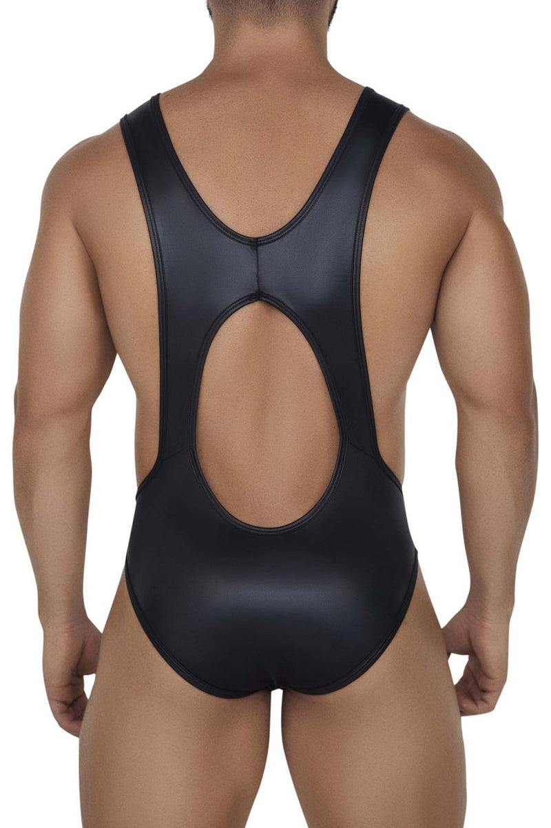 Candyman 99693 Bodysuit de lucha libre color negro