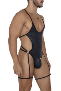 Candyman 99697 Garter Bodysuit Color Black