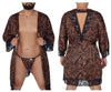 Candyman 99700x Robe Thong Twong Two Piece Set Color Animal Print