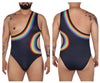 Candyman 99702x Rainbow Bodysuit Color negro