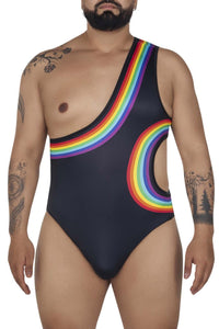 Candyman 99702x Rainbow Bodysuit Color negro