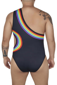 Candyman 99702x Rainbow Bodysuit Color negro