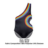 Candyman 99702 Rainbow Bodysuit Color Black