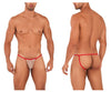 Candyman 99709 Micro Lace Jockstrap Color Beige-Red