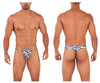 CandyMan 99712 Safari Thongs طباعة حمار وحشي ملونة