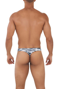 CandyMan 99712 Safari Thongs طباعة حمار وحشي ملونة