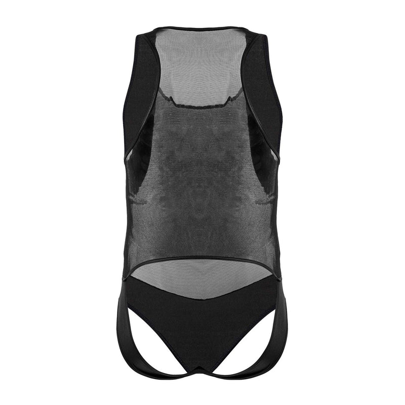 CandyMan 99716 Work-N-Out Bodysuit اللون أسود