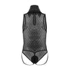 CandyMan 99720 Work-N-Play Bodysuit اللون أسود