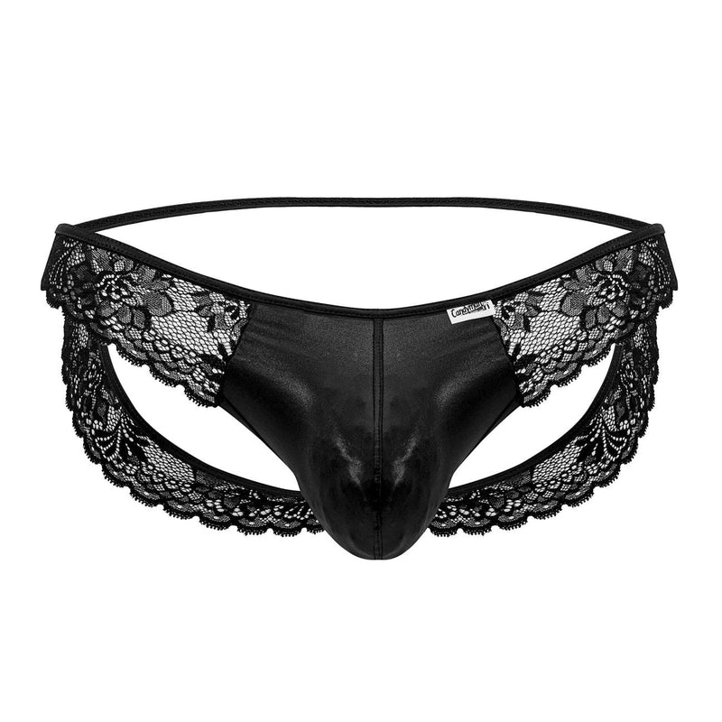 Candyman 99721 Couleur de jockstrap en dentelle noir