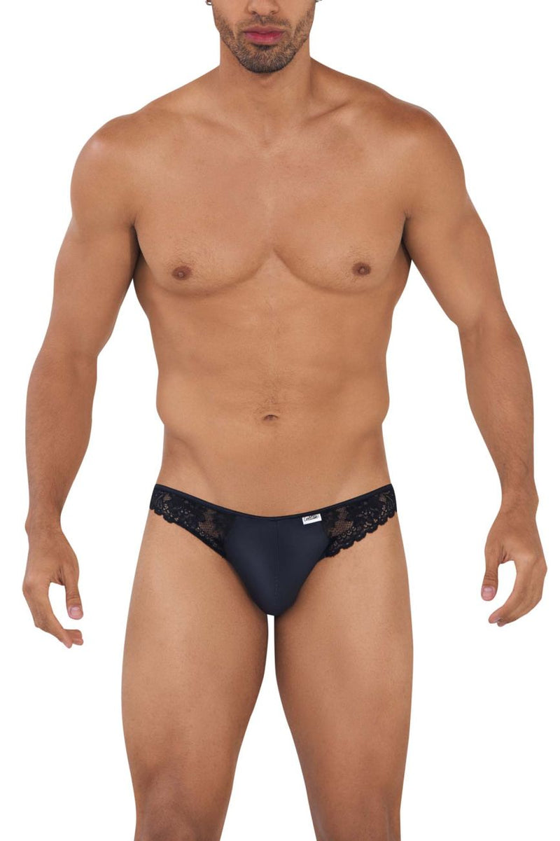 Candyman 99721 Couleur de jockstrap en dentelle noir