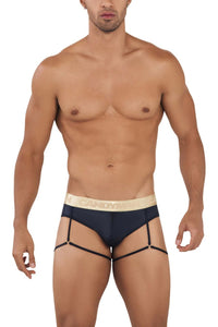 Candyman 99722 Garter Mesh Briefs color negro