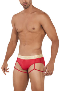 Candyman 99722 Garter Mesh Briefs color rojo