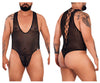 CandyMan 99727X Work-N-Play Bodysuit اللون أسود