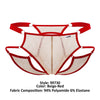 CandyMan 99730 Lace Jockstrap Color Beige-Red