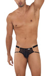 Candyman 99730 Color Jockstrap de encaje negro