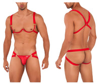 Candyman 99731 harnais-bra en deux pièces couleurs rouge