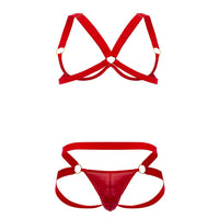 Candyman 99731 harnais-bra en deux pièces couleurs rouge