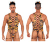 Candyman 99734 Safari Bodysuit Color Tiger Print