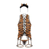 Candyman 99734 safari BodySuit Color Tiger Print