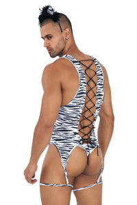 Candyman 99734 safari BodySuit Couleur Zebra Impression