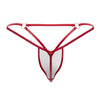 CandyMan 99738 Gloss G-String Color Red