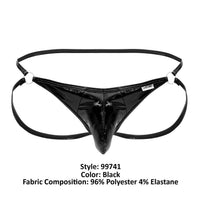 Candyman 99741 Gloss Jockstrap Color noir