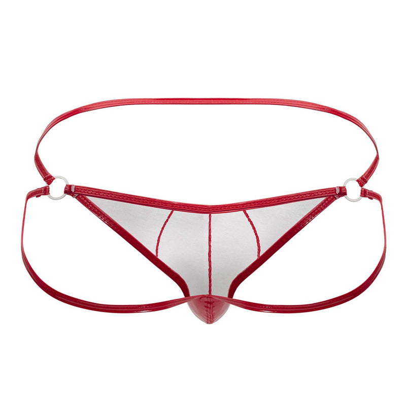 Candyman 99741 Gloss Jockstrap Color rojo