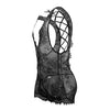 CandyMan 99743 Lace Bodysuit Color Black